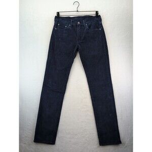 Levi’s 511 Corduroy Pants Blue Men’s 30x32 Straight Leg Jeans Slim Fit White Tab